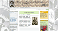 Desktop Screenshot of mcescher.frloup.com